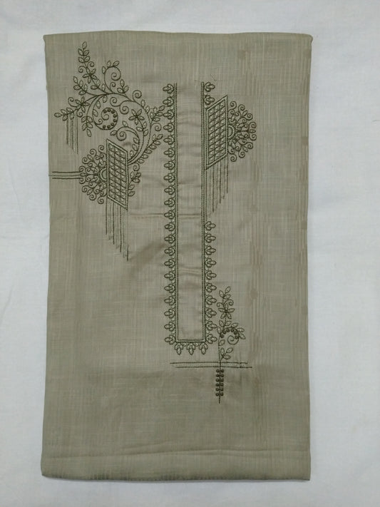 Designer Embroidered kurta pajama fabric set on Premium line cotton fabric