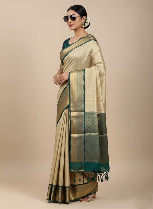 Banarasi Semi Katan Soft Silk Saree