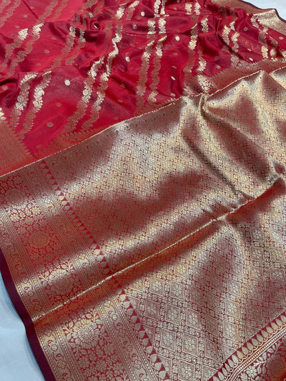 Banarasi Semi Katan Soft Silk Saree